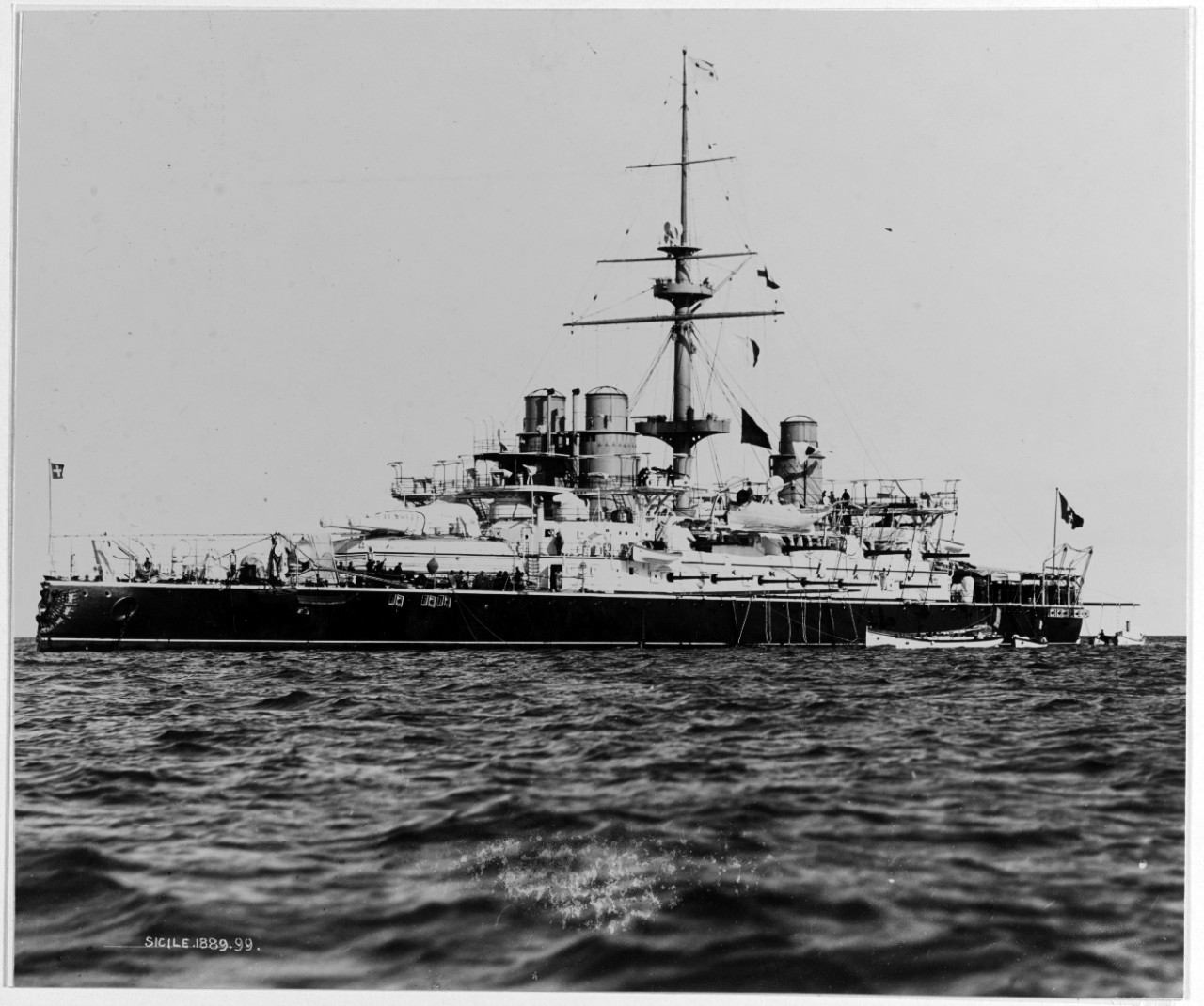 SICILIA (Italian battleship, 1891-1923)