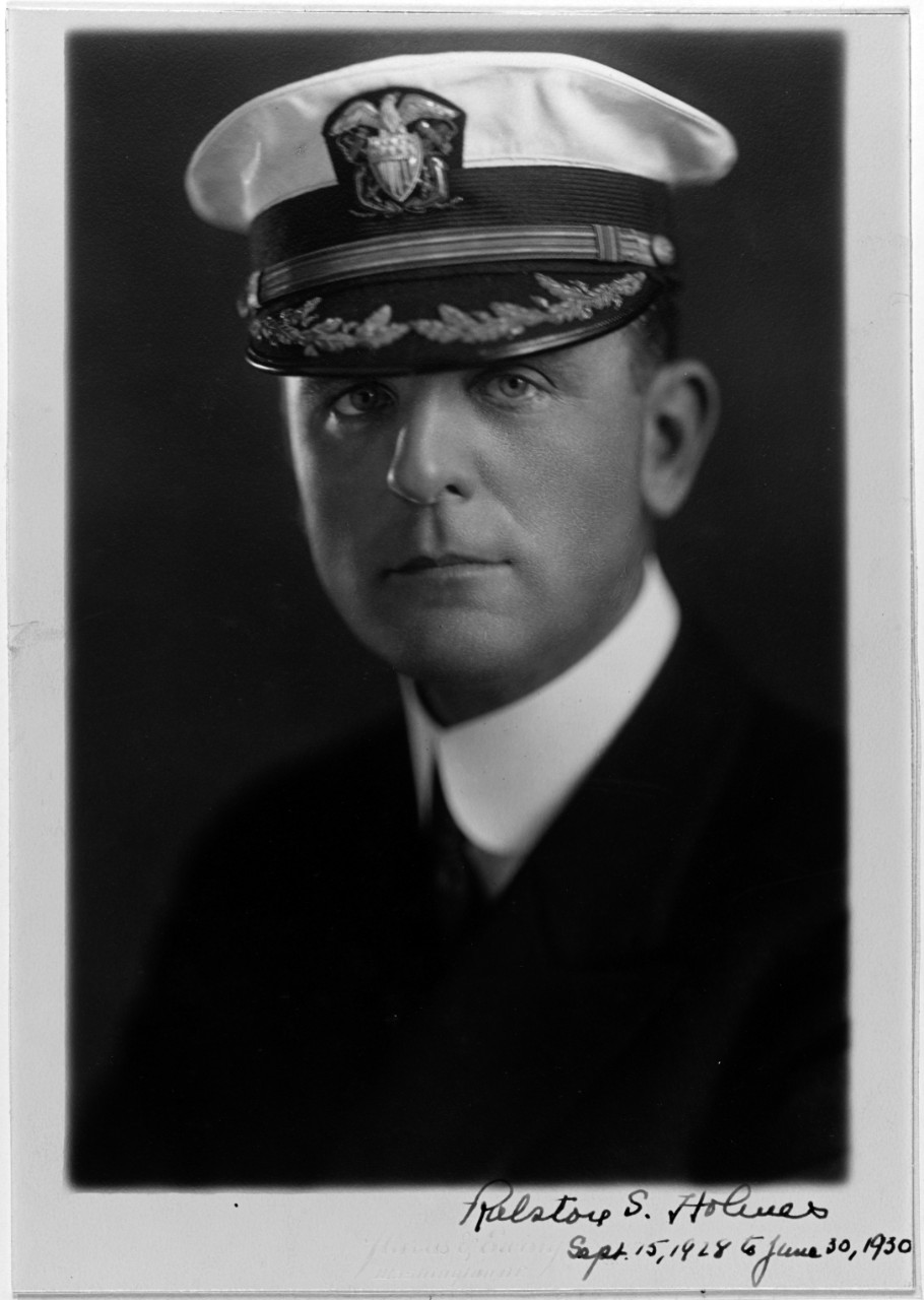Rear Admiral Ralston S. Holmes, USN