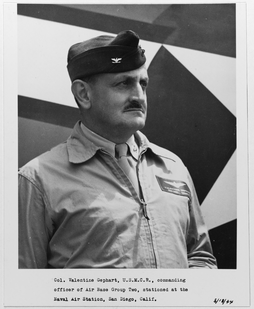 Colonel Valentine Gephart USMC