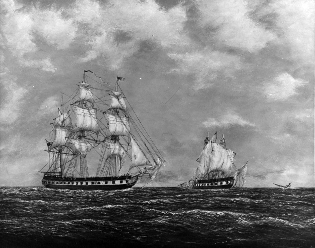 USS UNITED STATES versus HMS MACEDONIAN, 25 October 1812.