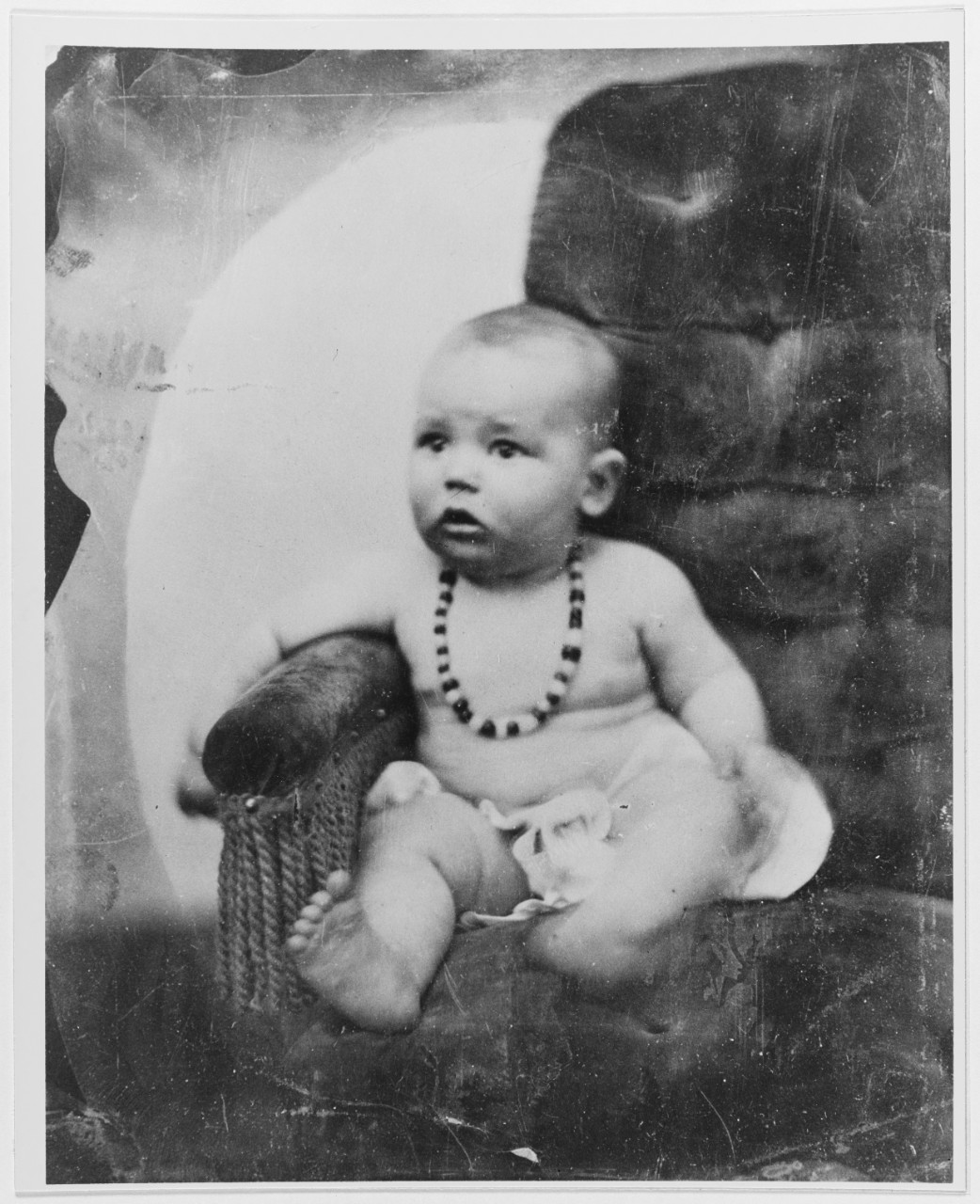 William D. Leahy as a baby.