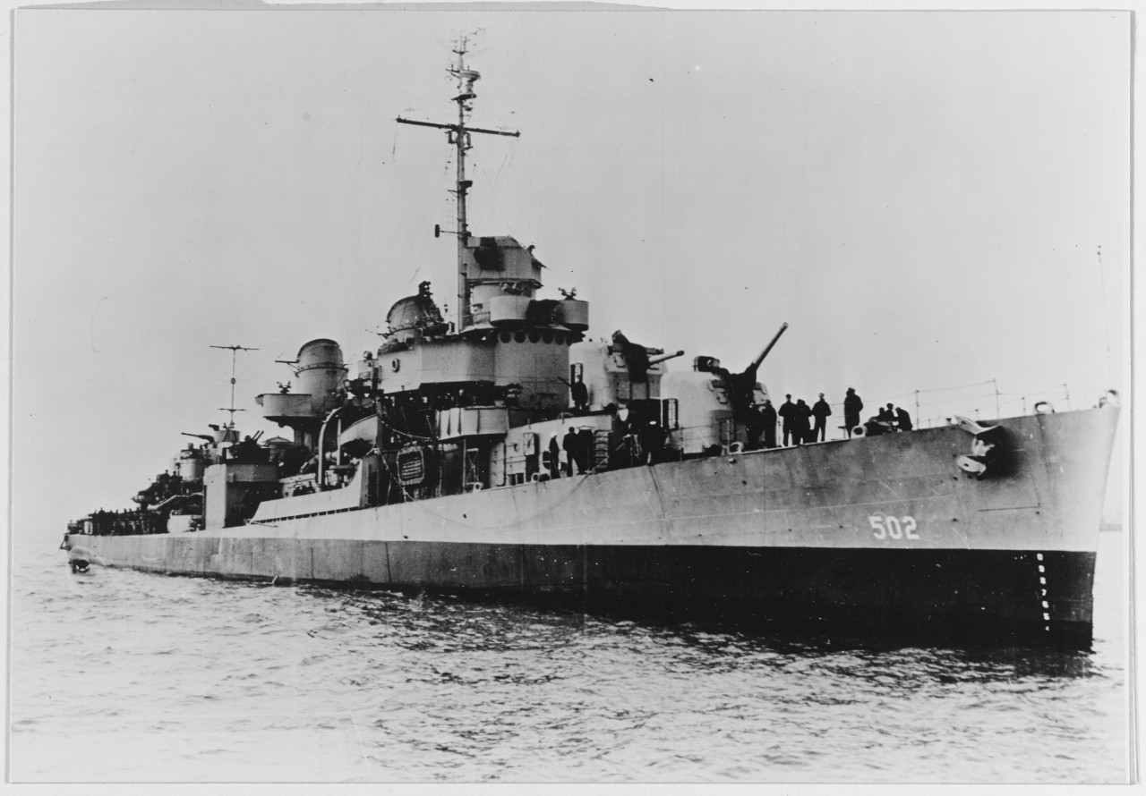 USS SIGSBEE (DD-502)