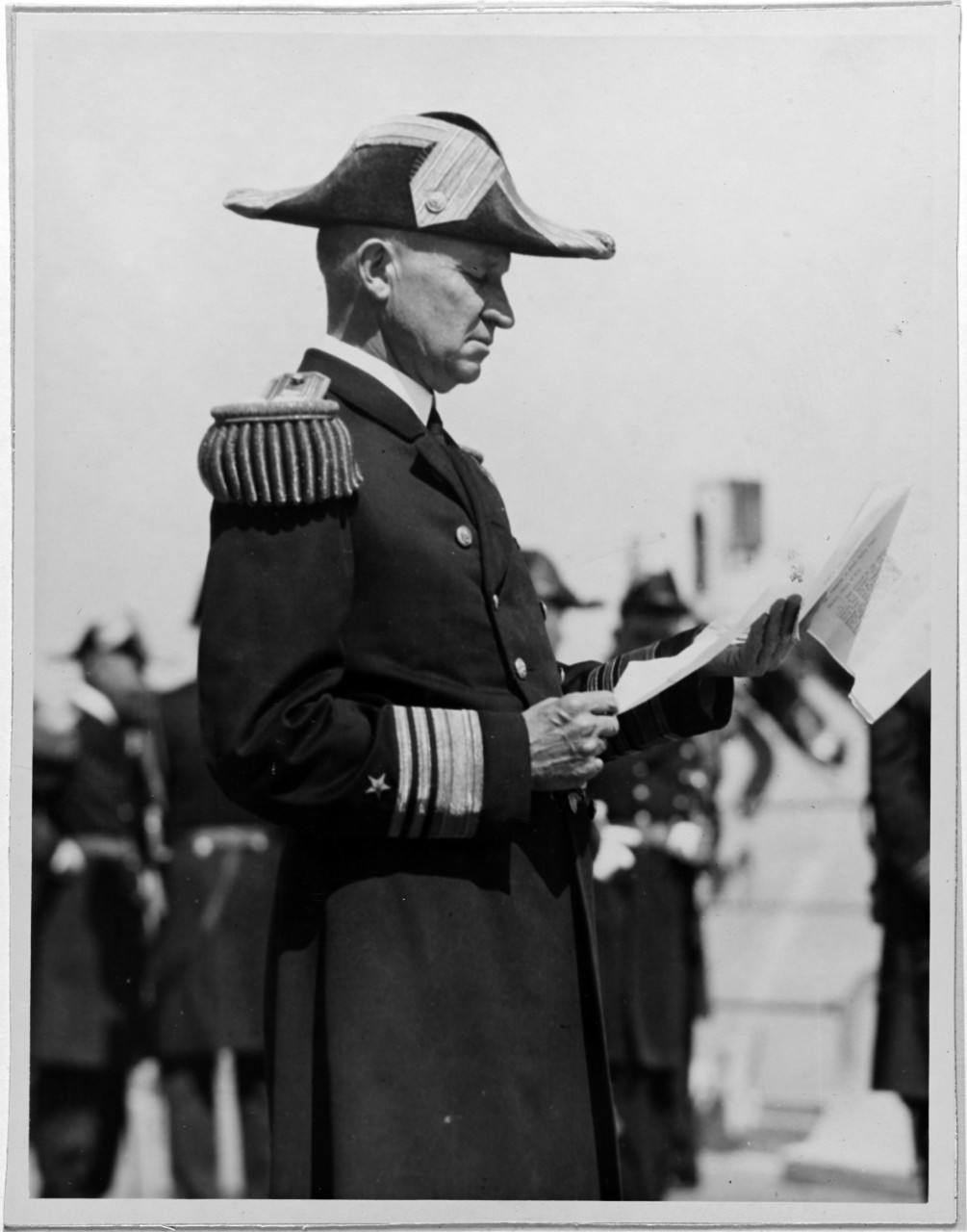 Rear Admiral Louis R. De Steiguer, USN