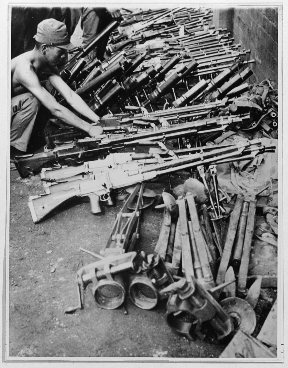 Arms cache, Tientsin, China.