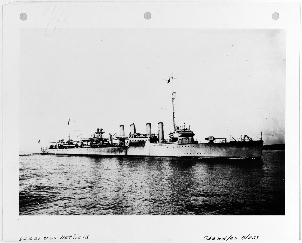USS HATFIELD (DD 231)