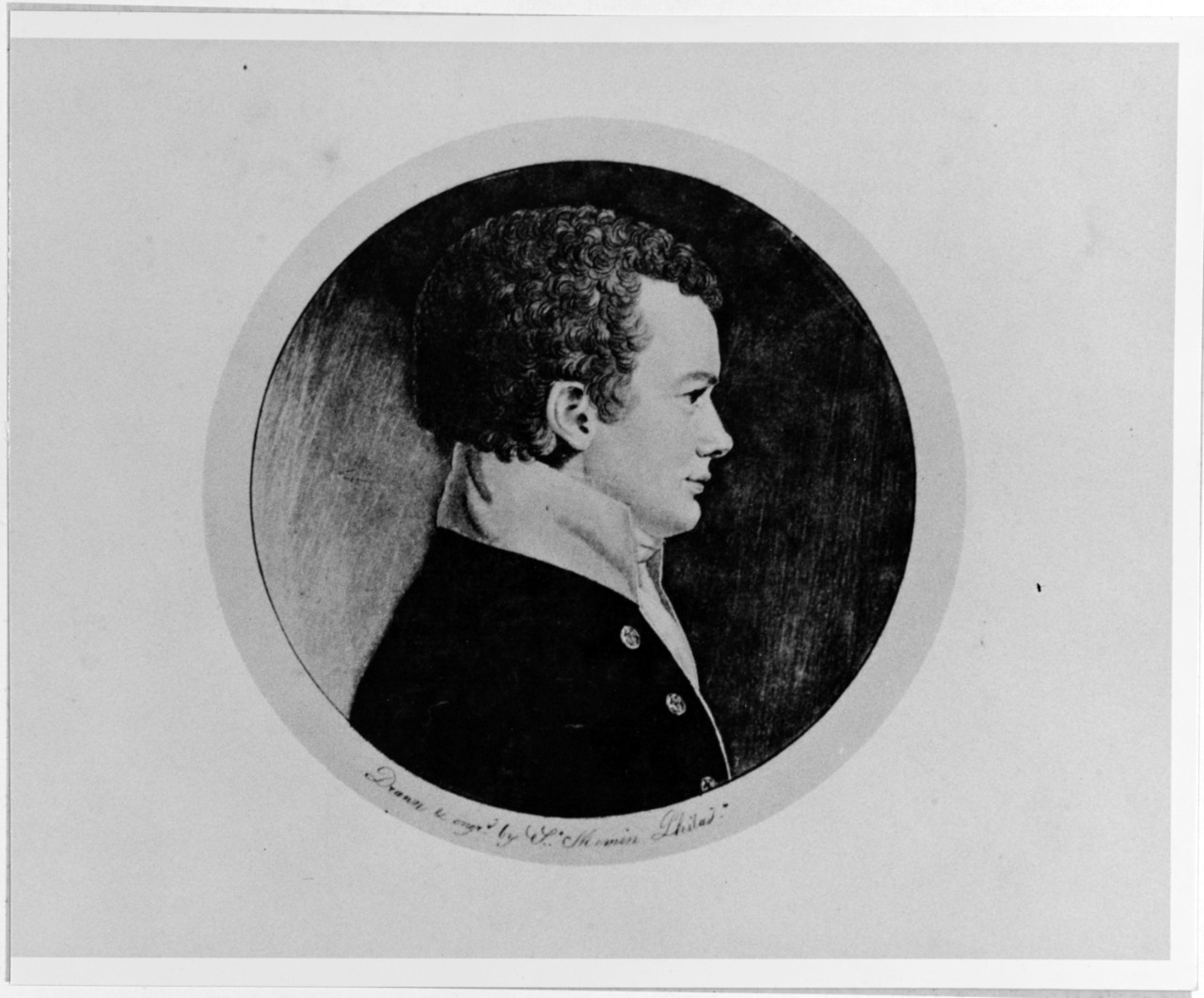 Photo #: NH 51575  Midshipman James R. Caldwell U.S. Navy, (1778-1804) 