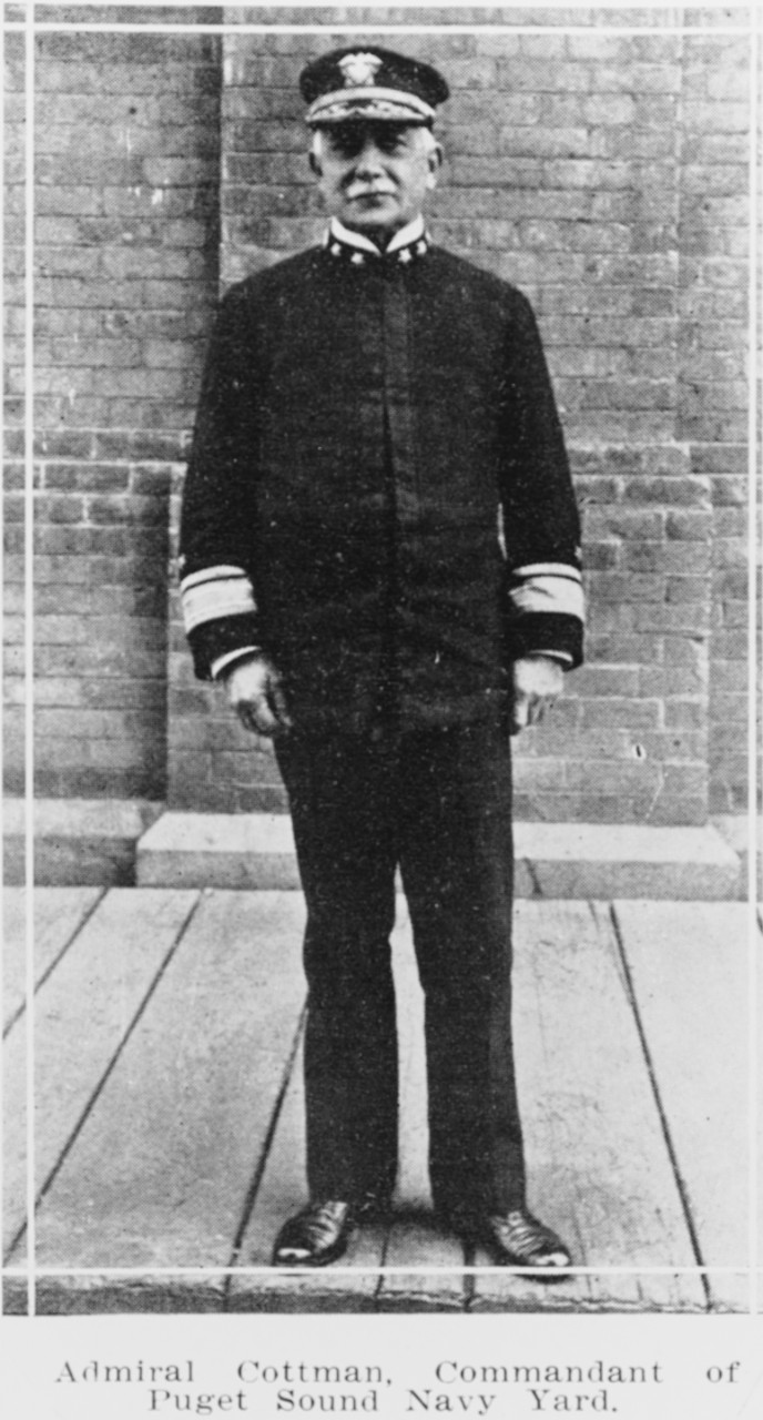 Rear Admiral Vincendon L. Cottman, USN