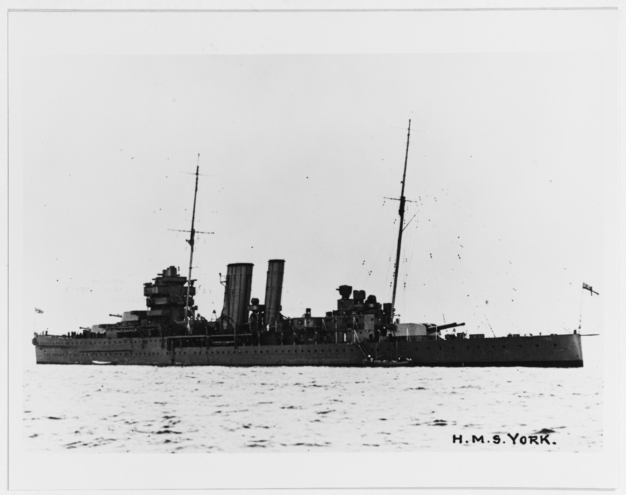 YORK (British Heavy Cruiser, 1928-1941)