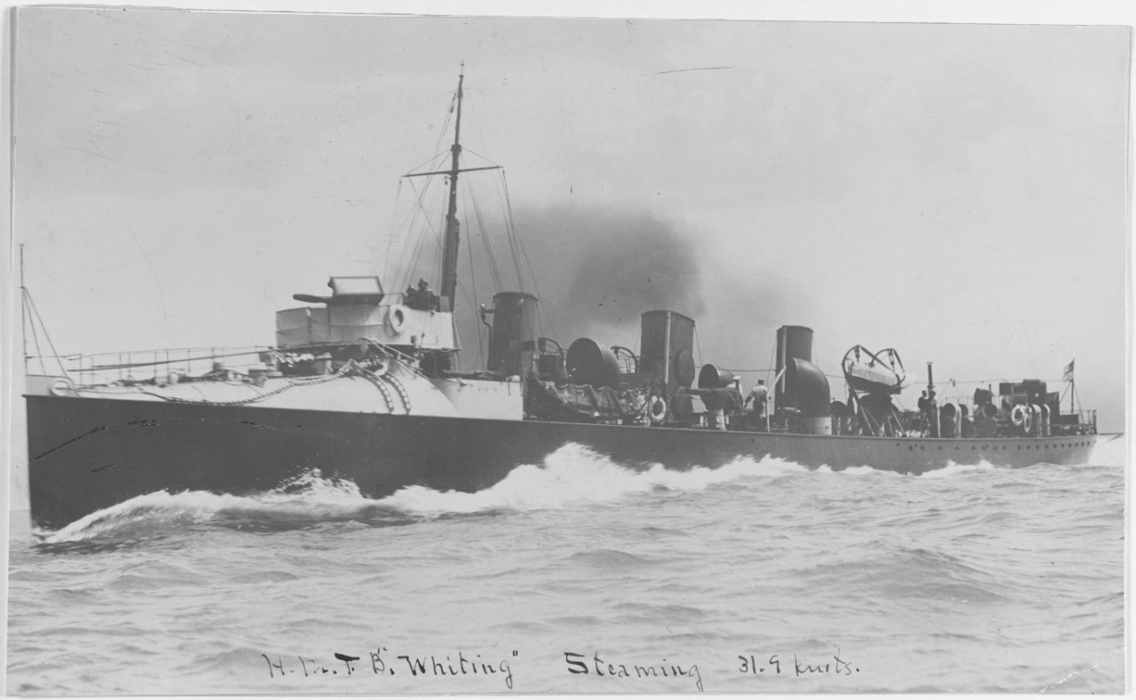 WHITING (British Destroyer, 1896-1919)