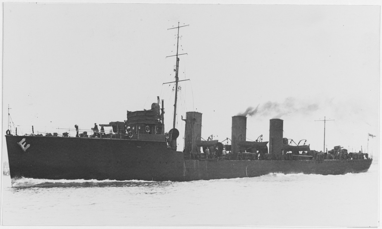 WOLVERINE (British Destroyer, 1910-1917)