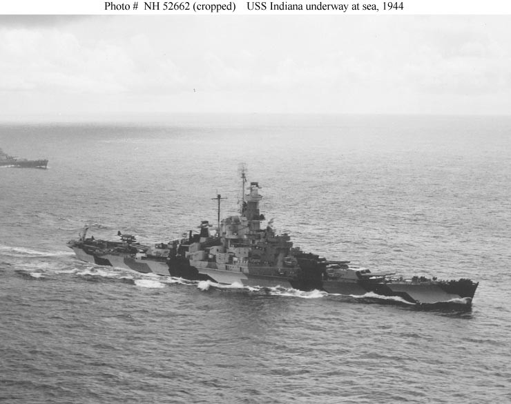 Photo #: NH 52662 (cropped)  USS Indiana