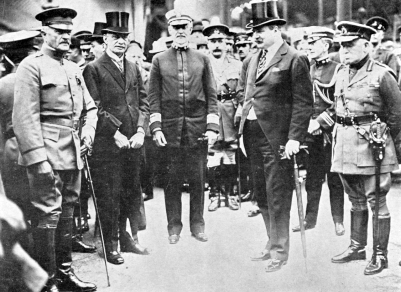 American and Foreign Officers and Dignitaries