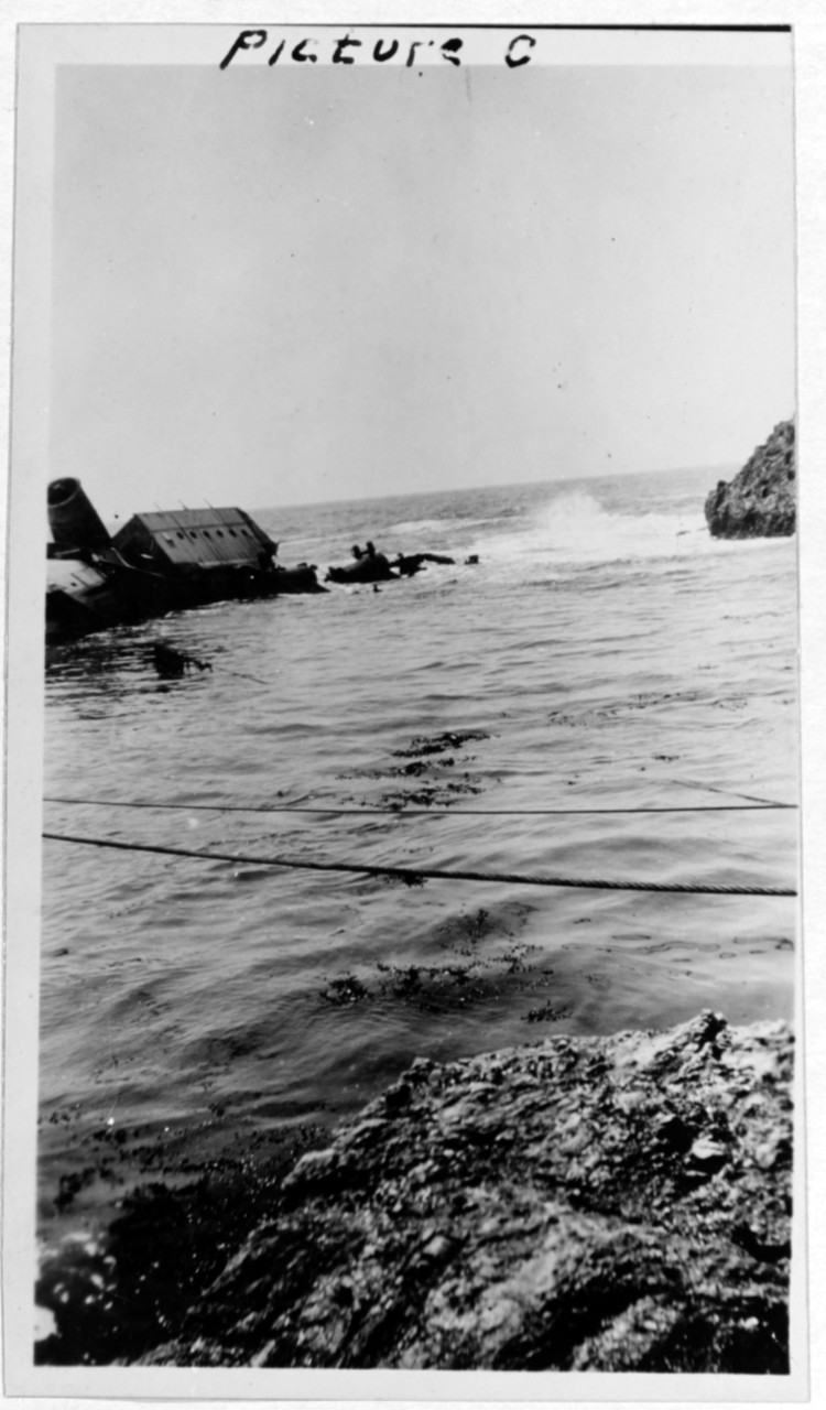 Photo #: NH 55102  Honda Point disaster, September 1923