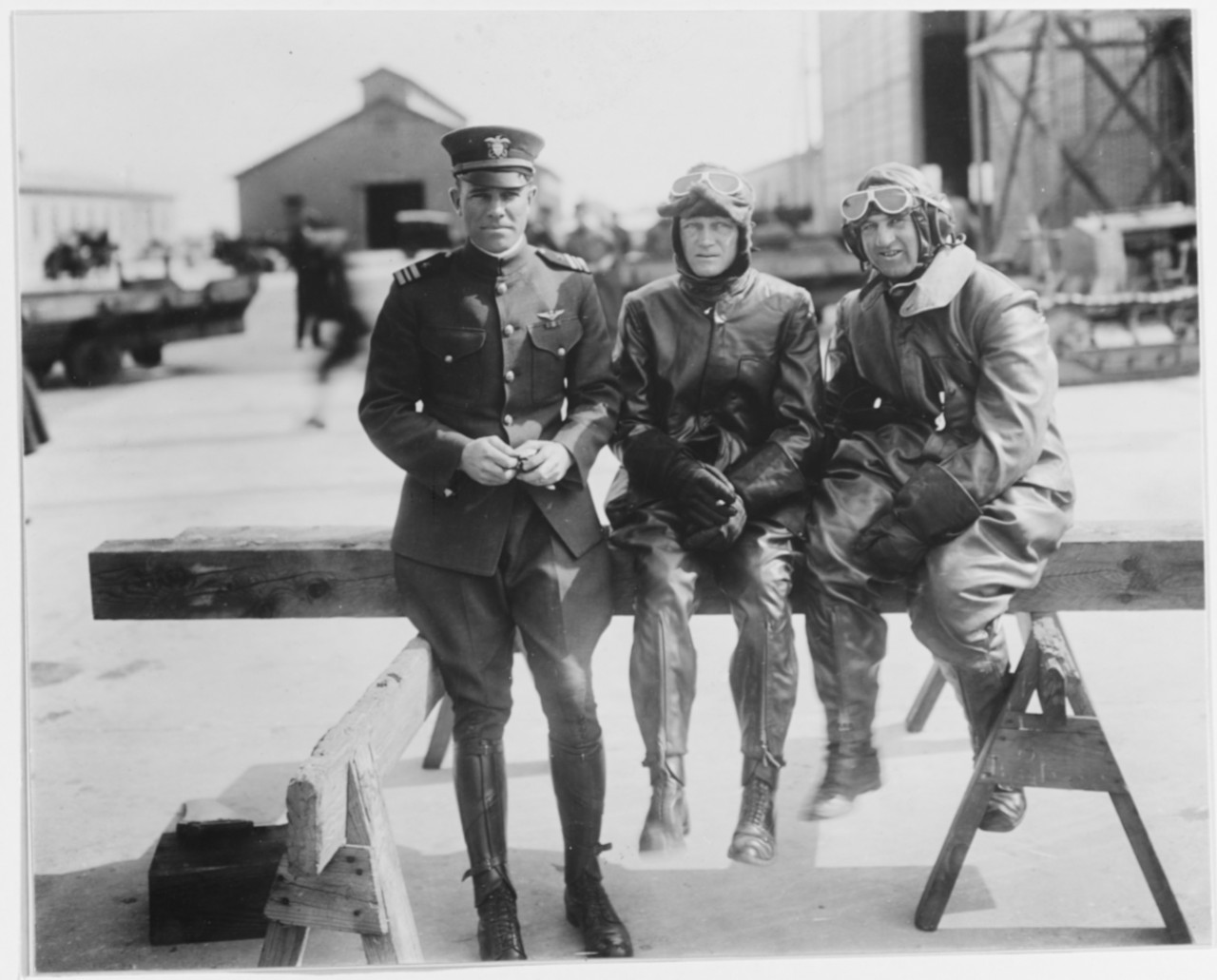 Photo #: NH 53154  Officers of the seaplane NC-1