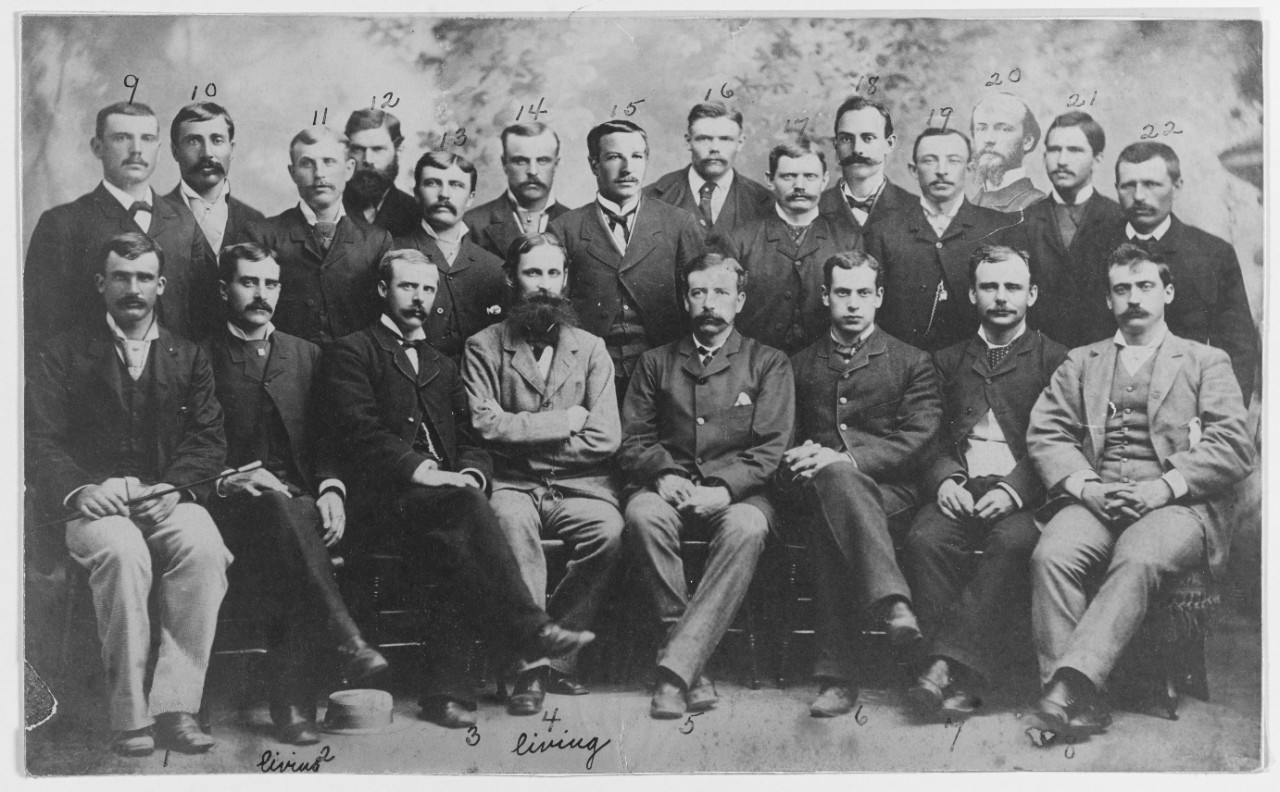Members of Greely Expedition 1881-84.