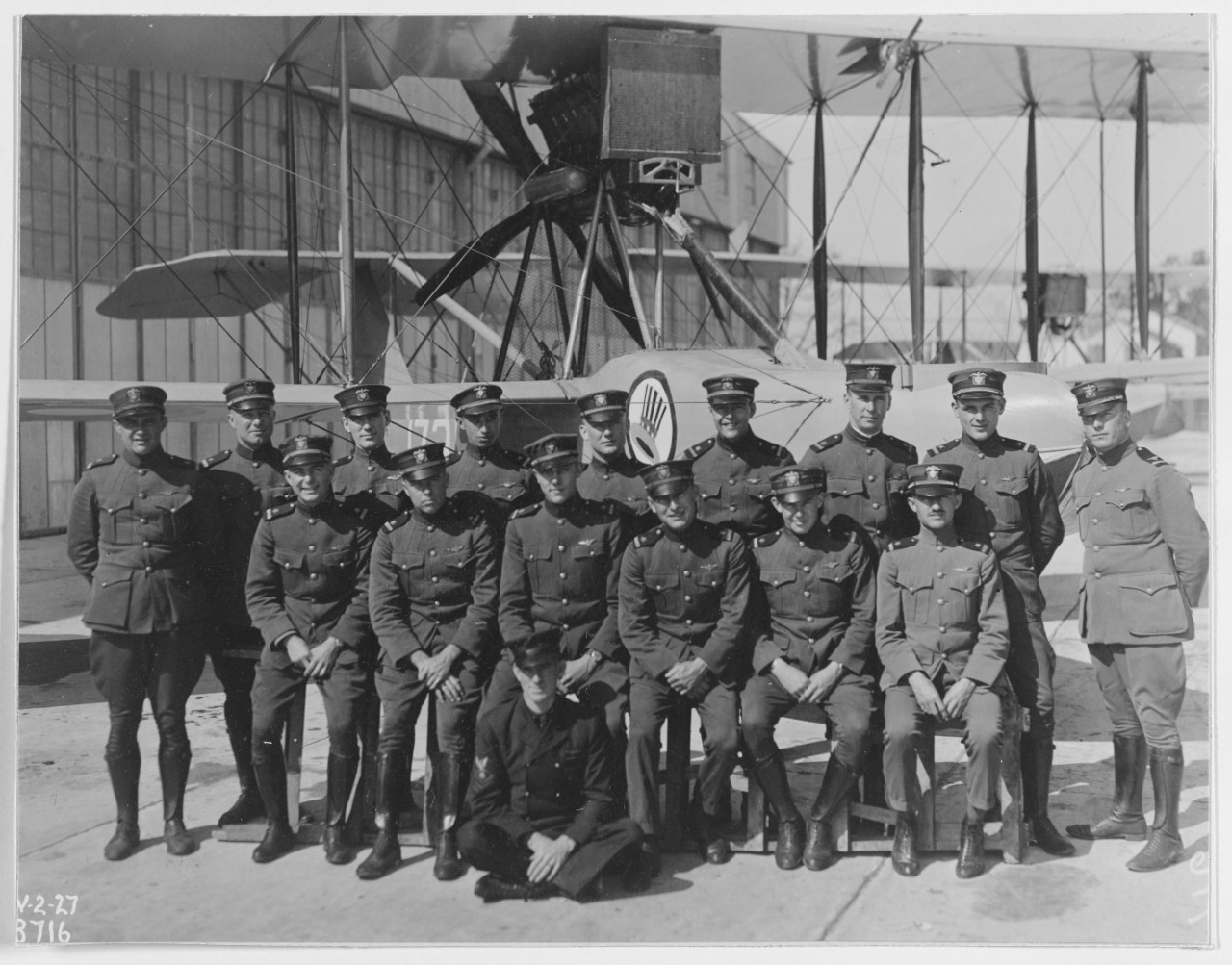Squadron five officers and the Chief