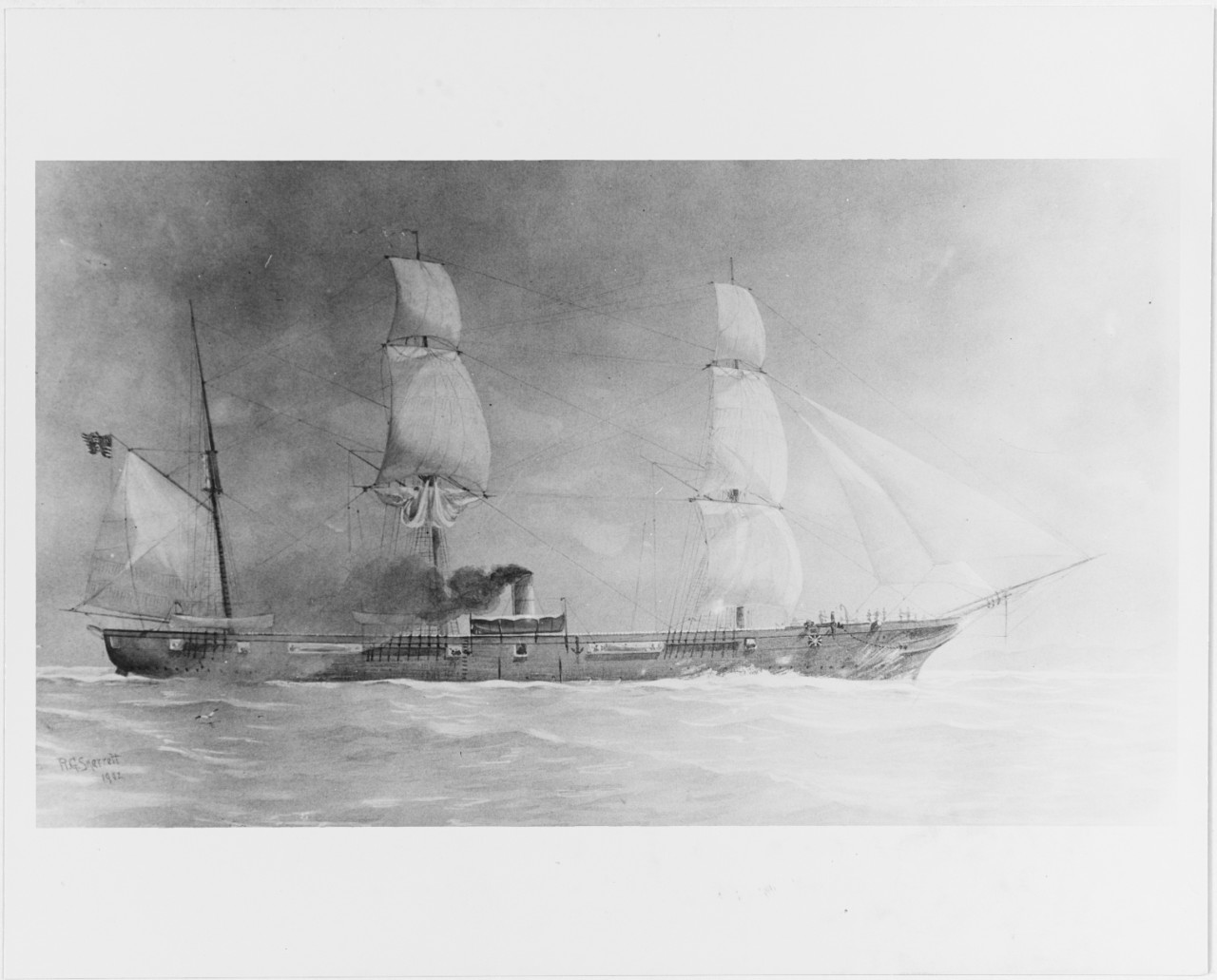 Photo #: NH 53573  USS Housatonic (1862-1864)