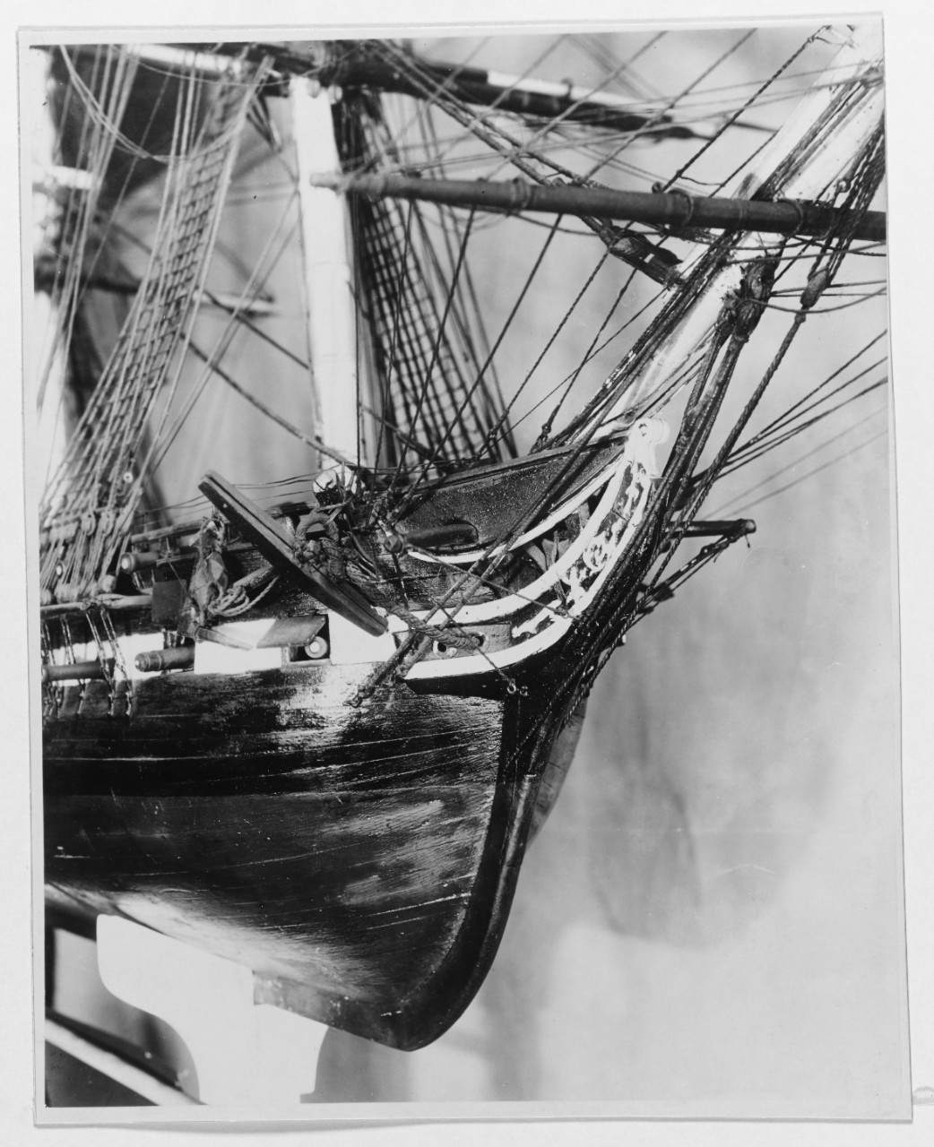 Photo #: NH 54010  Model of USS Constitution (1798-____)