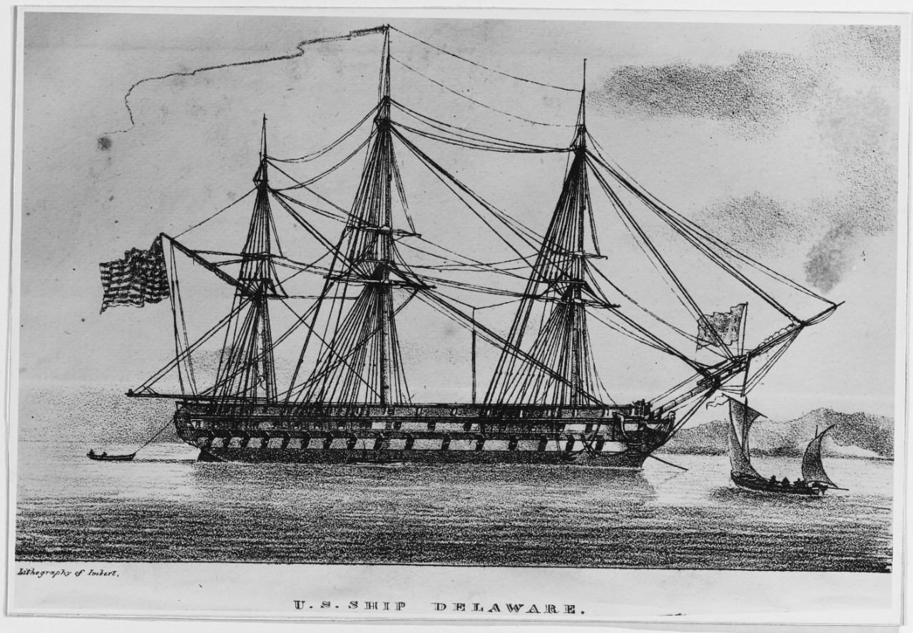USS DELAWARE (1820-1861)-
