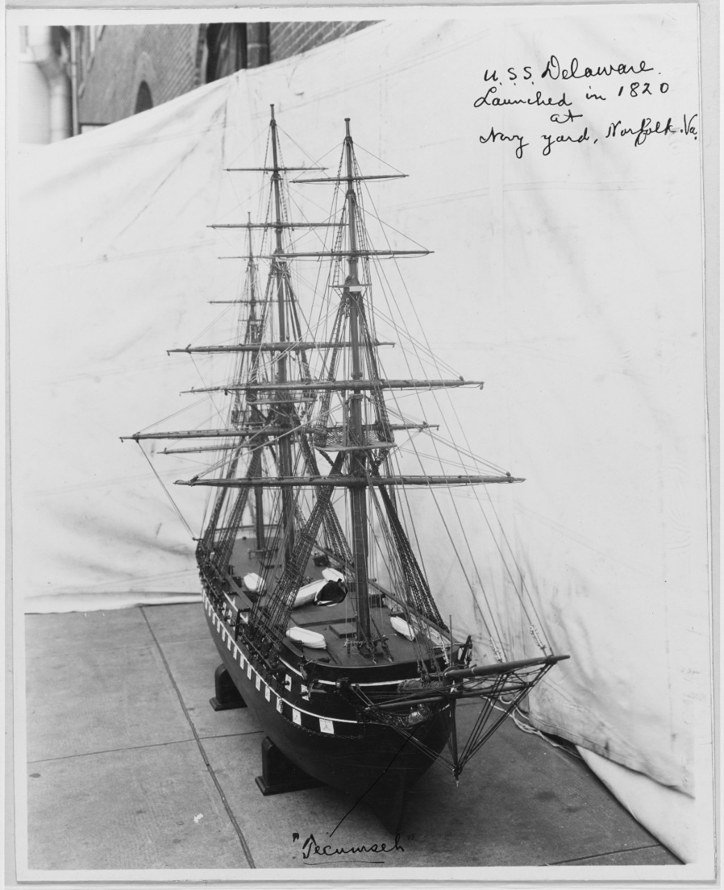 USS DELAWARE (1820-1861)