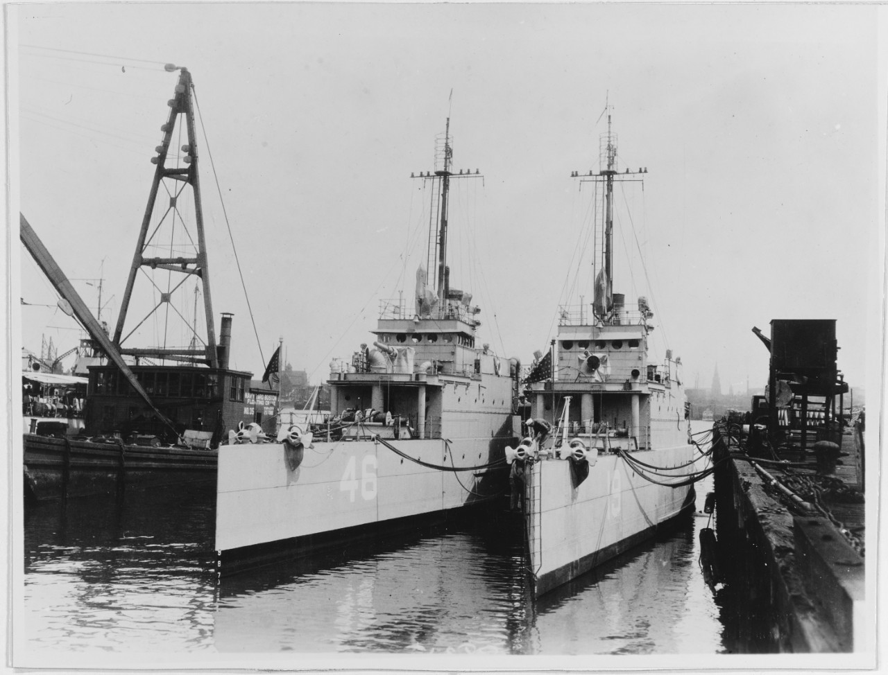 USS EAGLE 46 (PE-46) and USS EAGLE 19 (PE - 19)
