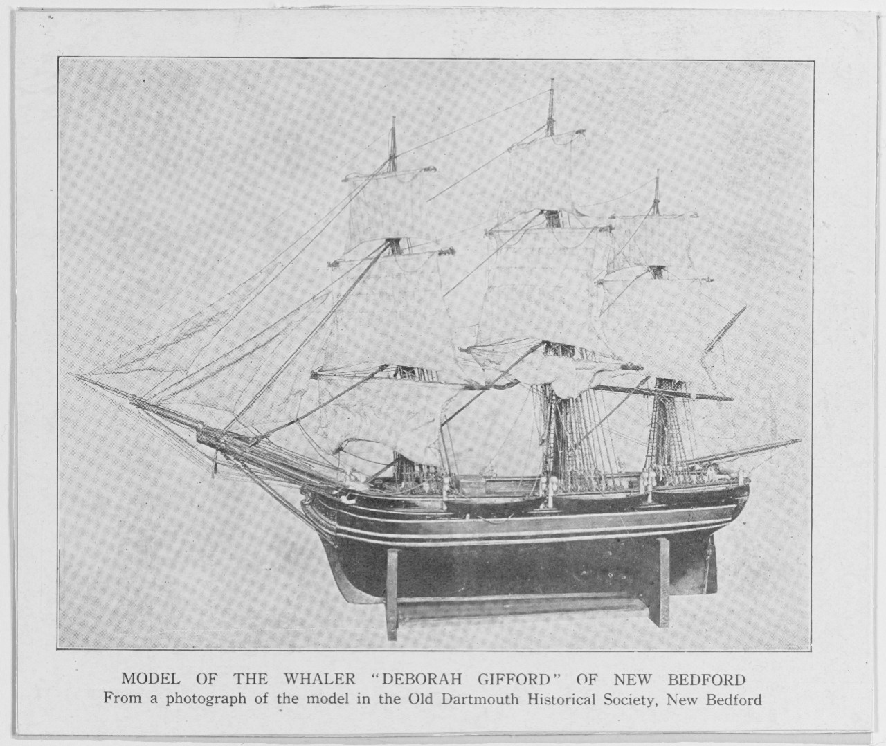 Whaler DEBORAH GIFFORD, of New Bedford