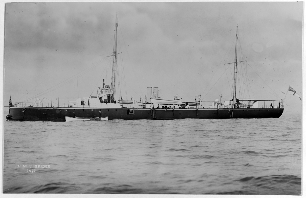SPIDER (British Torpedo Gunboat, 1887-1903)