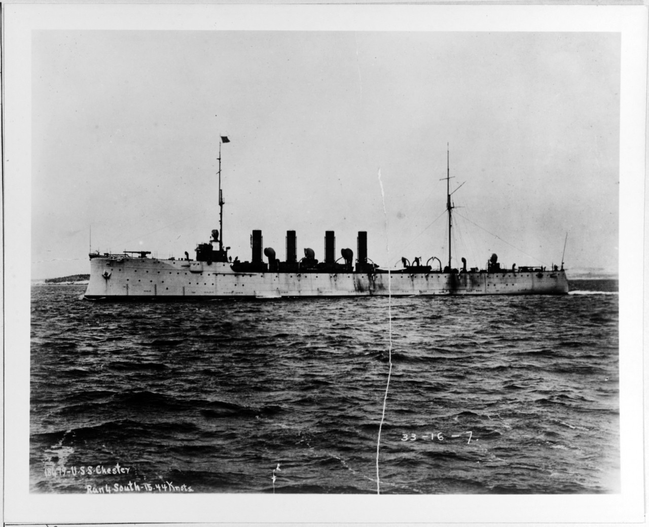 USS CHESTER (CL-1)