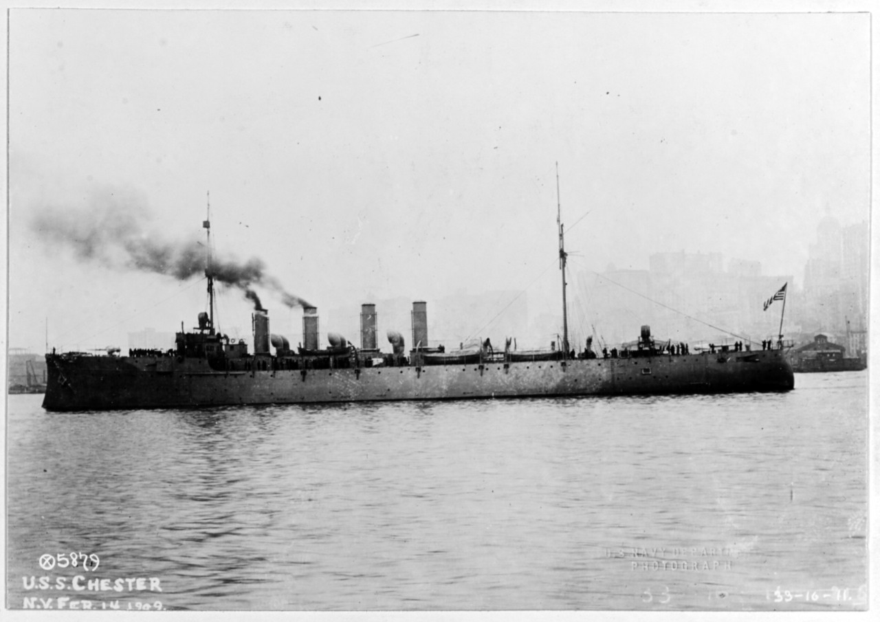 USS CHESTER (CL-1)