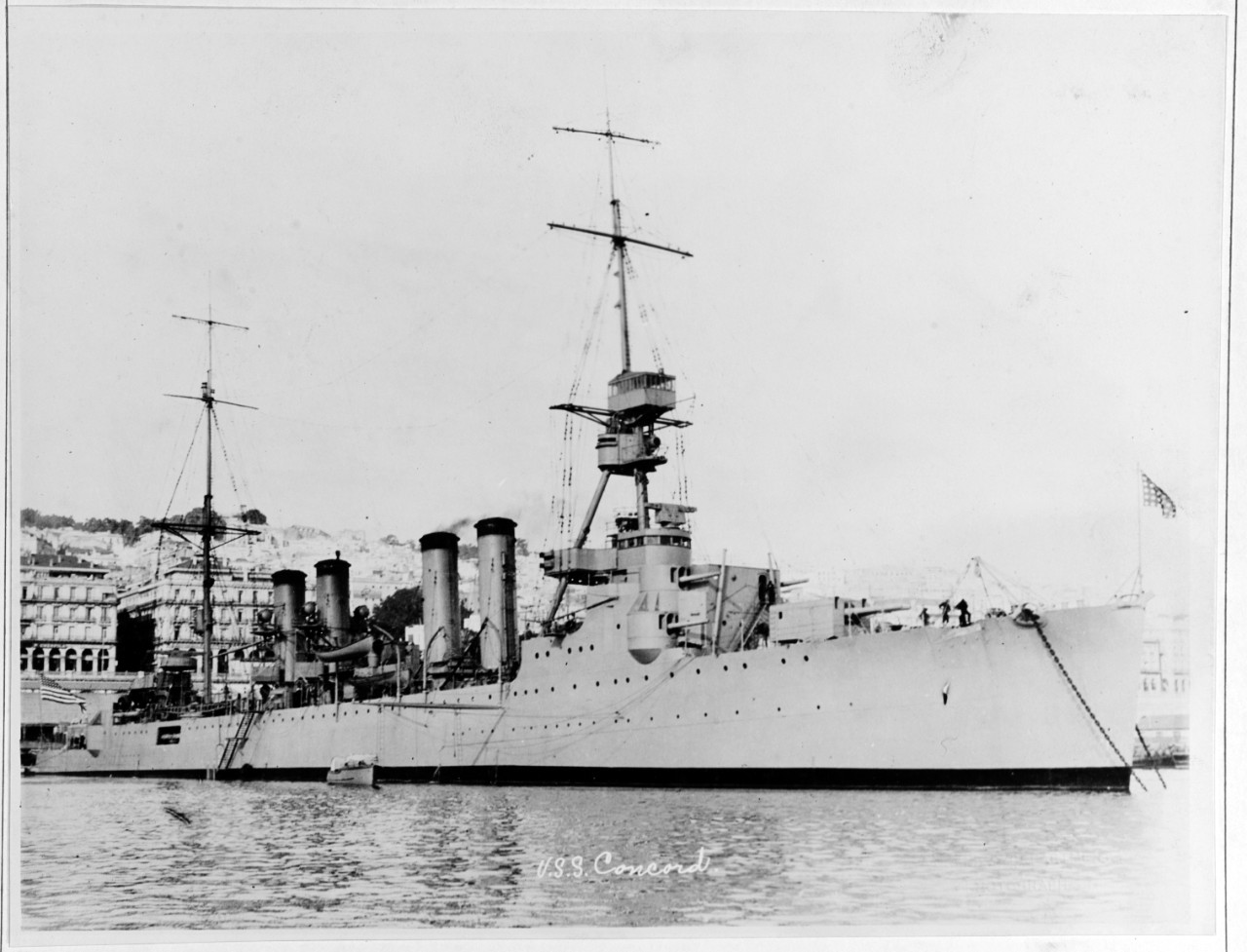 Photo #: NH 55316  USS Concord (CL-10)