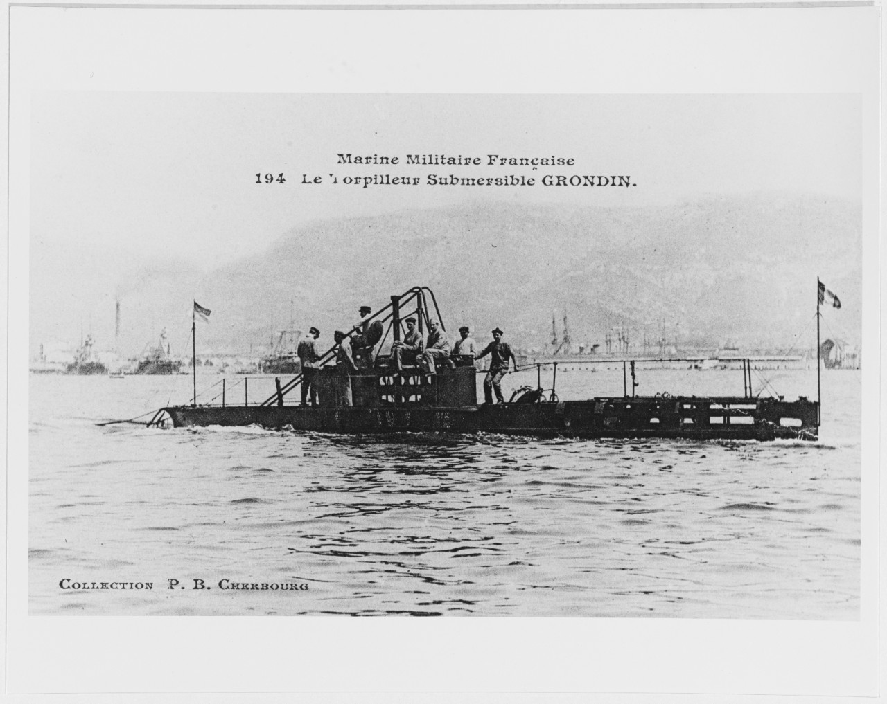 GRONDIN (French Submarine, 1904-13)