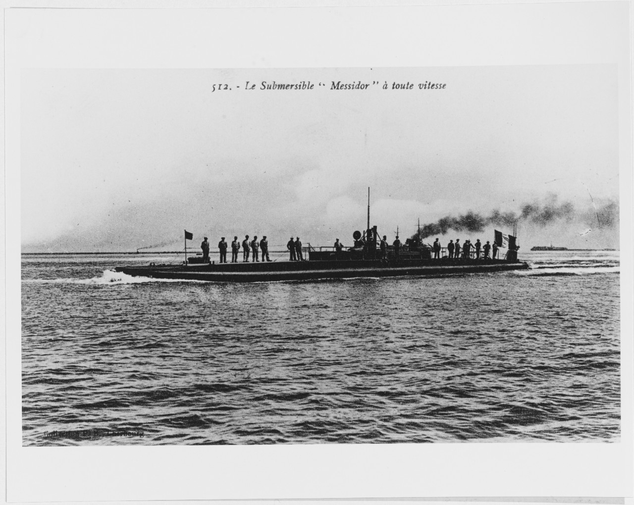 MESSIDOR (French Submarine, 1908-22)
