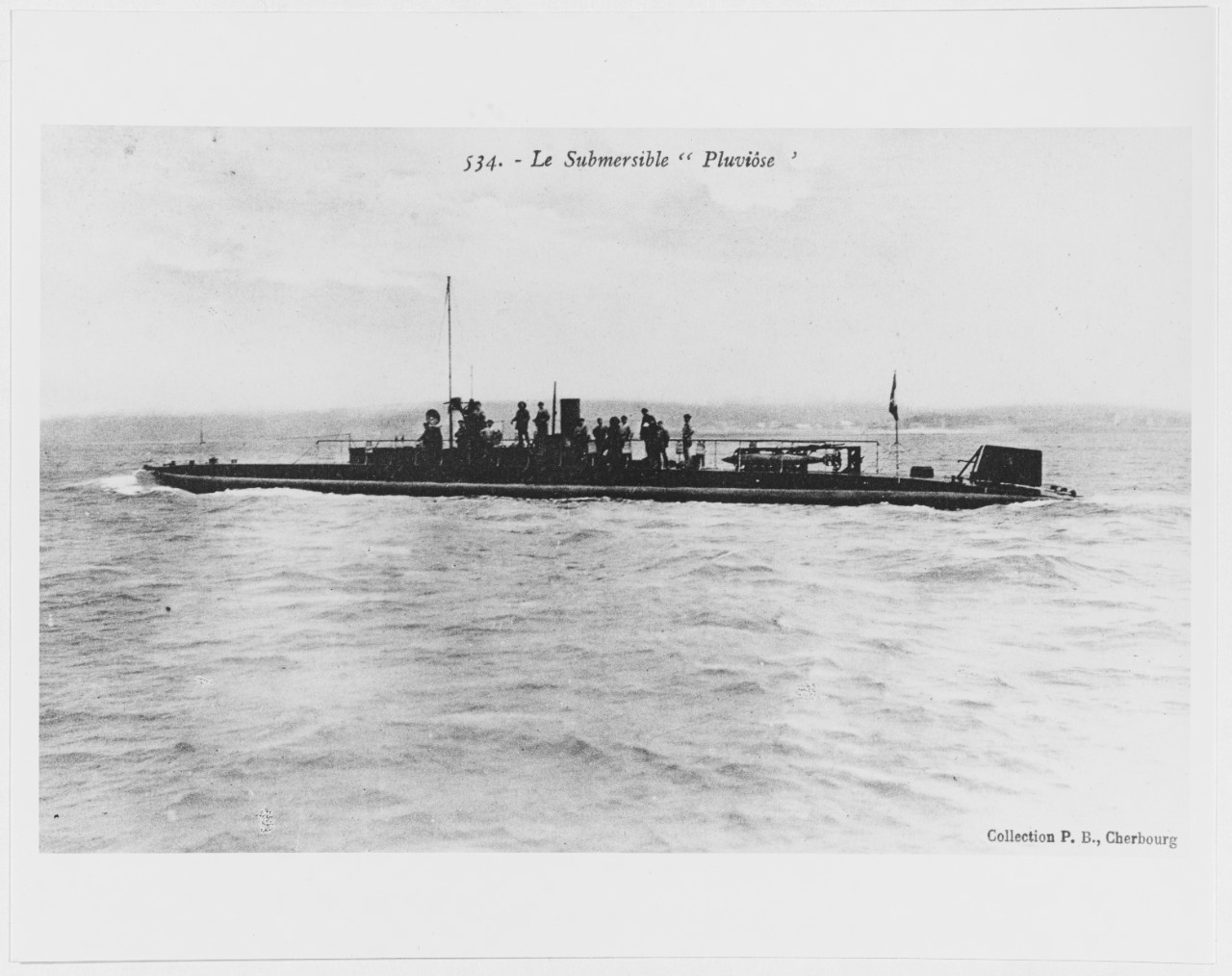 PLUVIOSE (French Submarine, 1907-22)