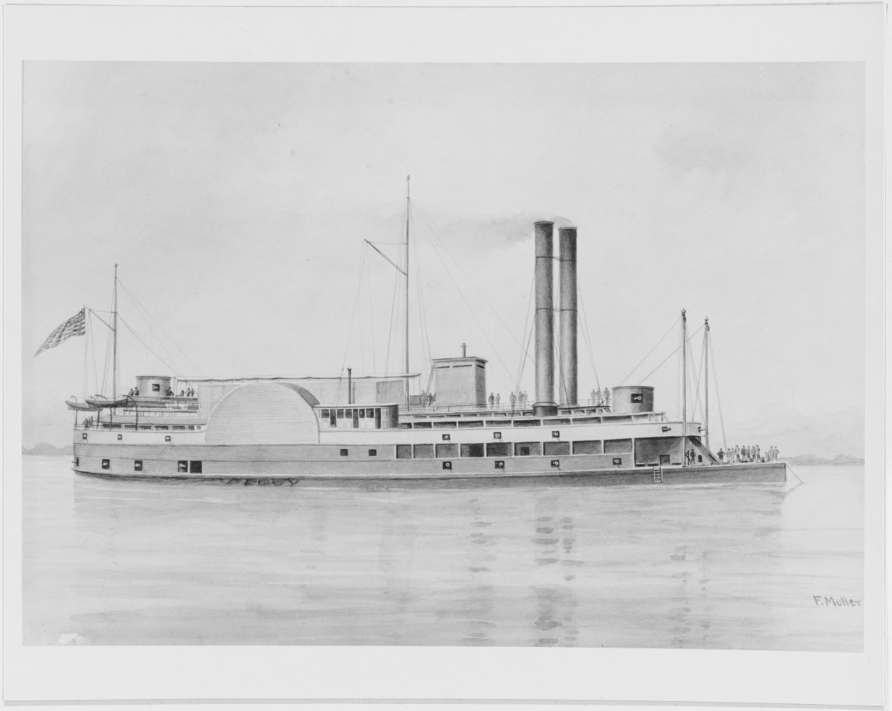 Photo #: NH 55830  USS Ouachita (1864-1865)