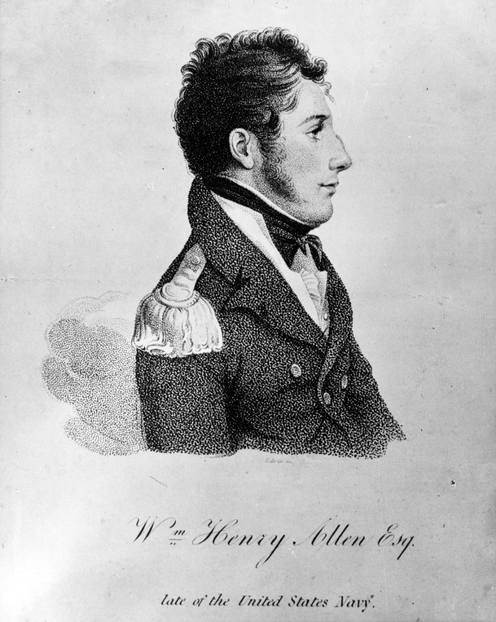 Photo #: NH 56025  Commander William Henry Allen, USN (1784-1813)  