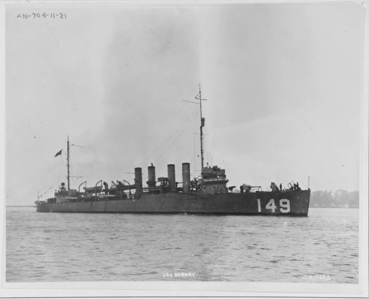 USS BARNEY (DD-149)