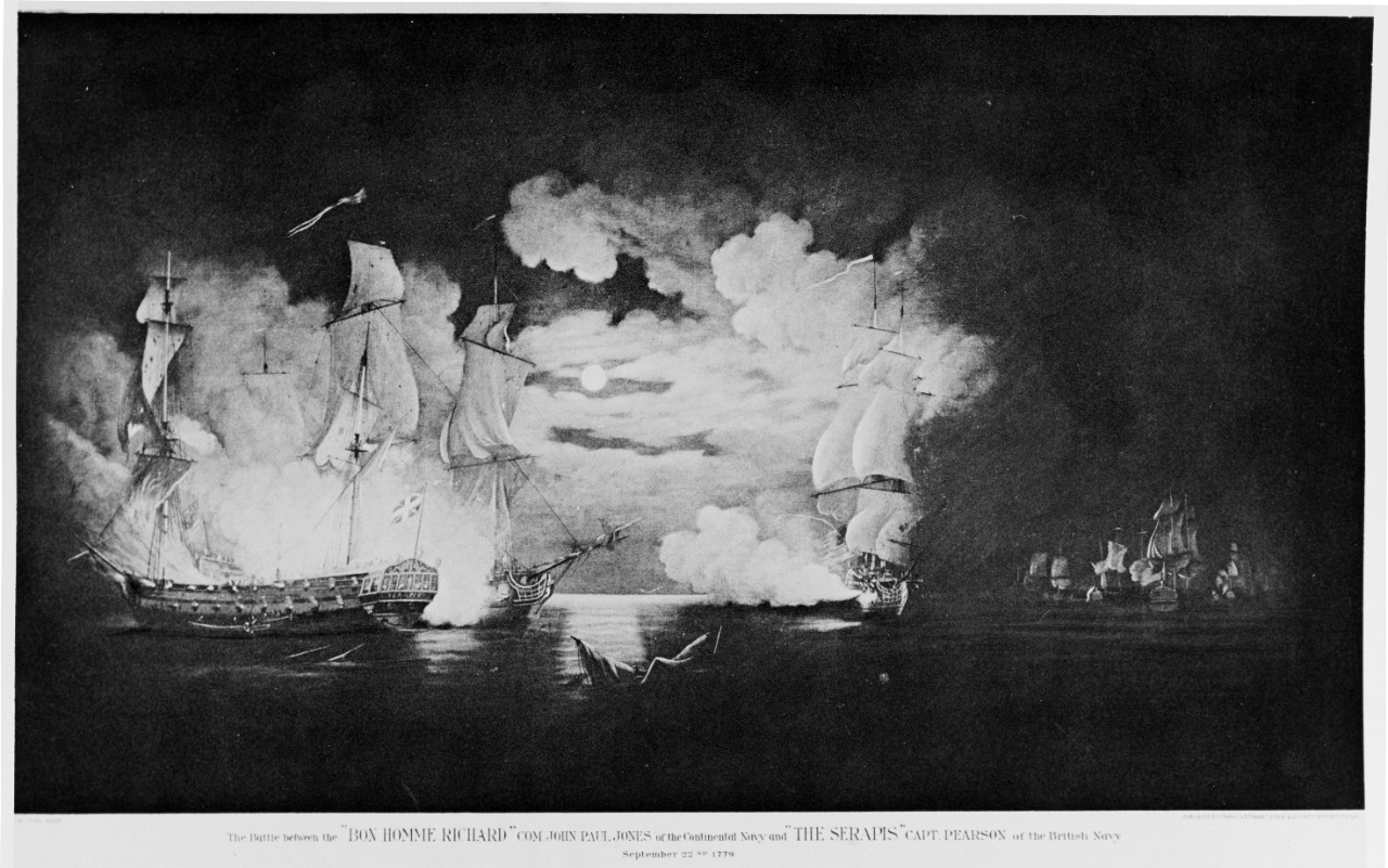 USS BON HOMME RICHARD vs HMS SERAPIS