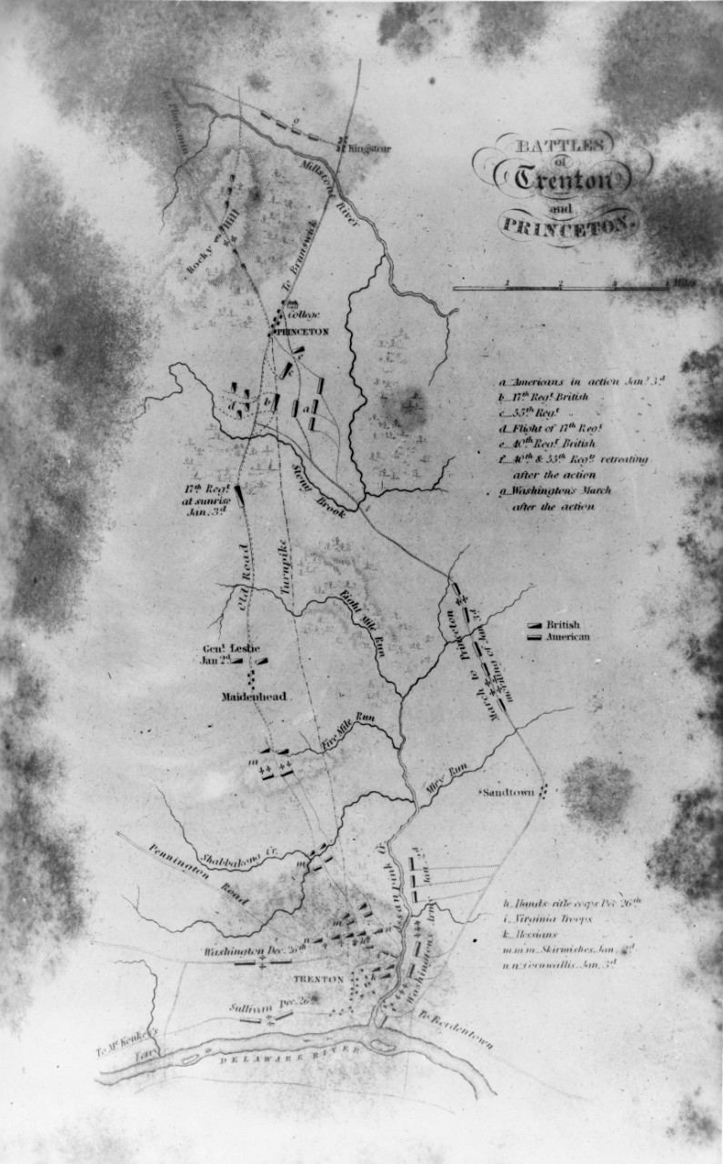 Battles of Trenton and Princeton, 3 January 1777