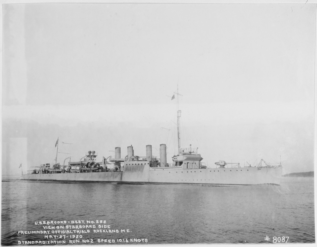 USS BROOKS (DD-232)