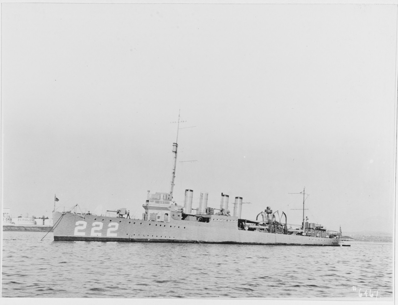 USS BULMER (DD-222)