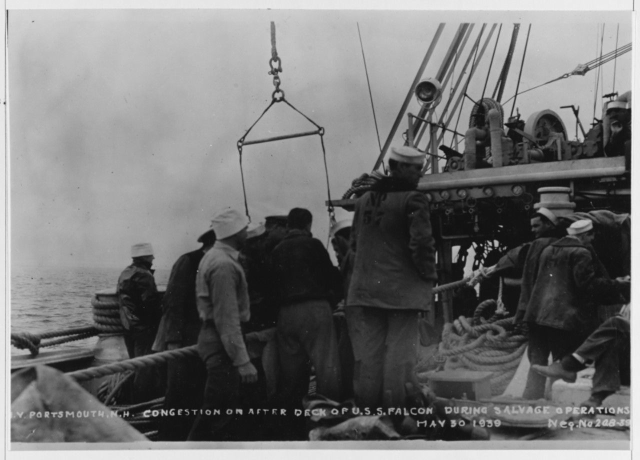 Photo #: NH 57502  USS Squalus (SS-192) Salvage Operations, 1939