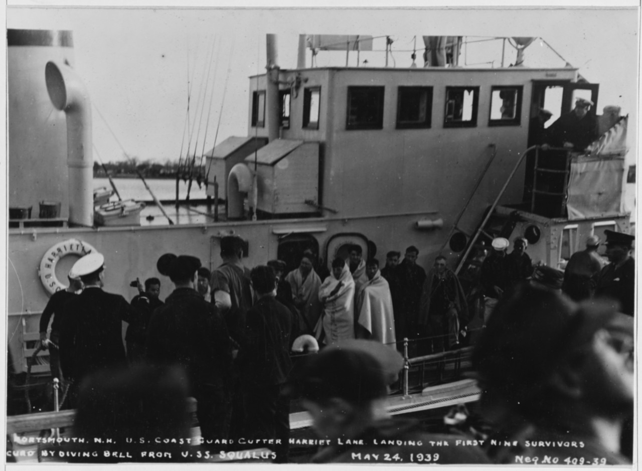 Photo #: NH 57505  USS Squalus (SS-192) Rescue Operations, May 1939