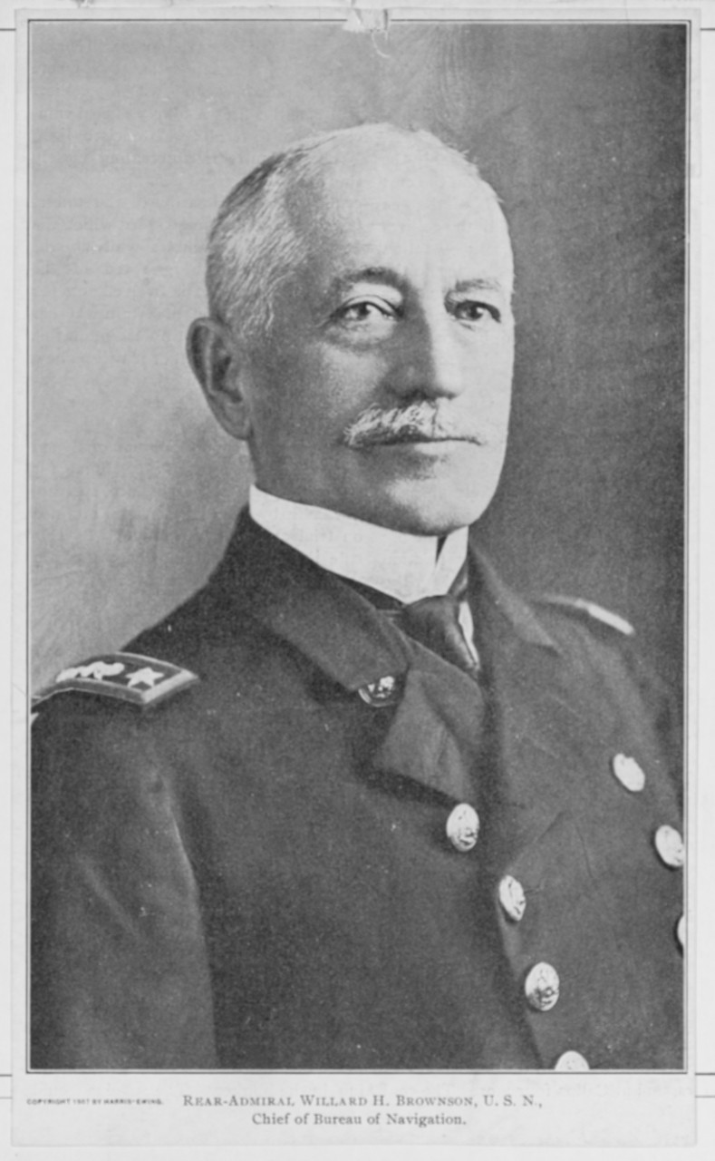 Rear Admiral Willard H. Brownson, USN (1845-1935)