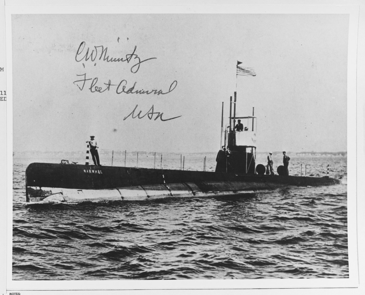 Photo #: NH 58086  USS Narwhal