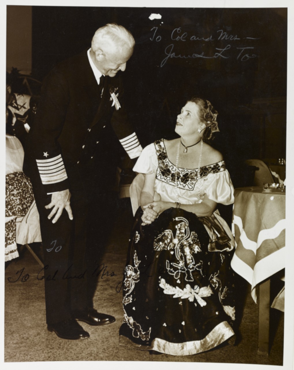 Fleet Admiral and Mrs. Nimitz