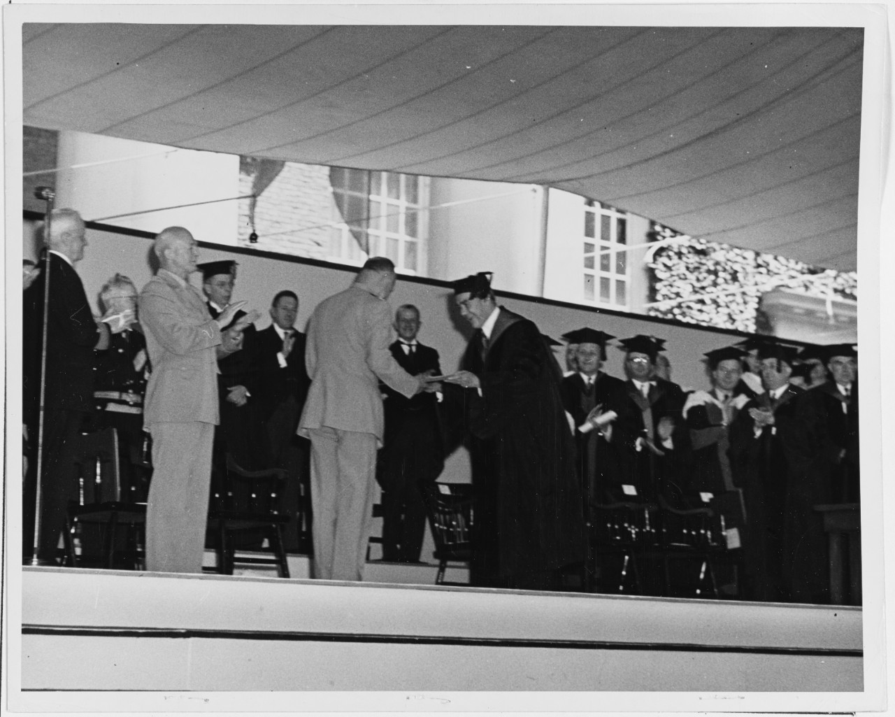 Eisenhower Receiving Honorary Degree
