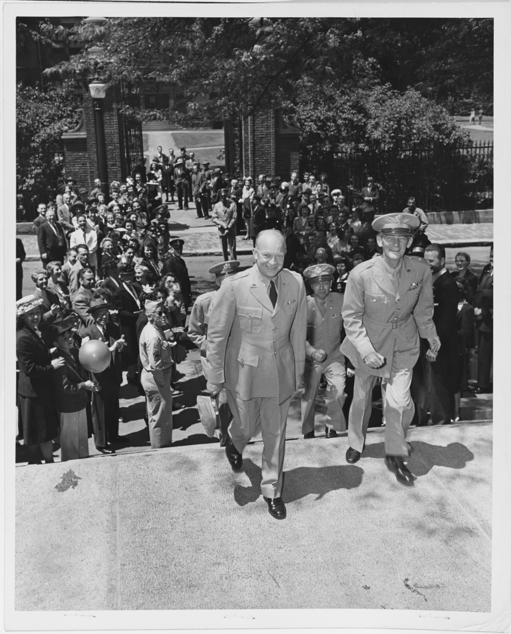 Eisenhower Leaving Harvard