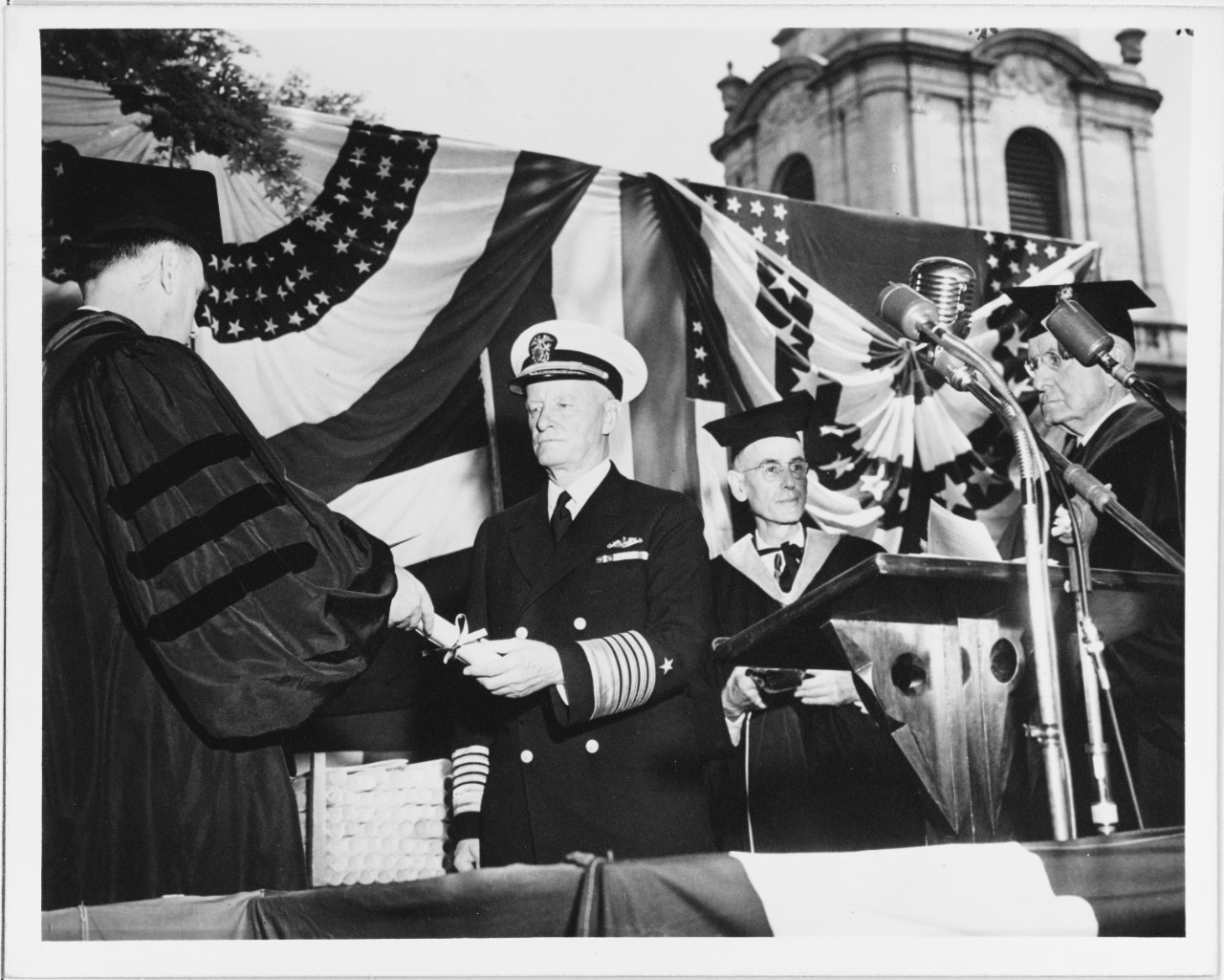 Nimitz Receives Degree from Lafayette
