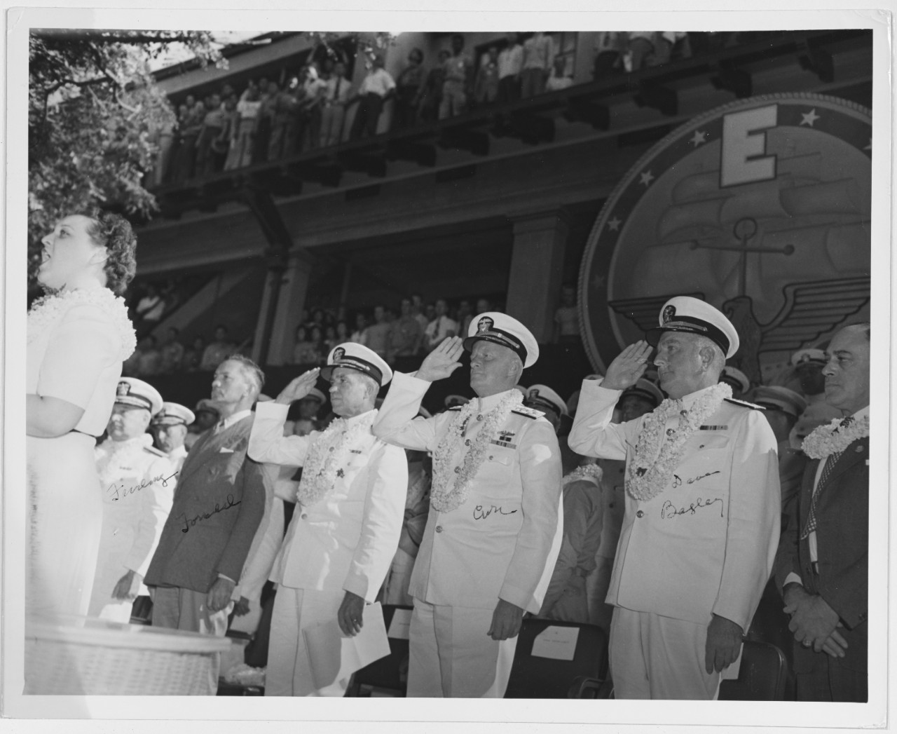 Pearl Harbor Navy Yard Award Ceremony