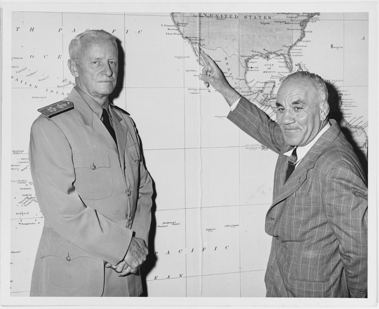 Nimitz and Man at Map